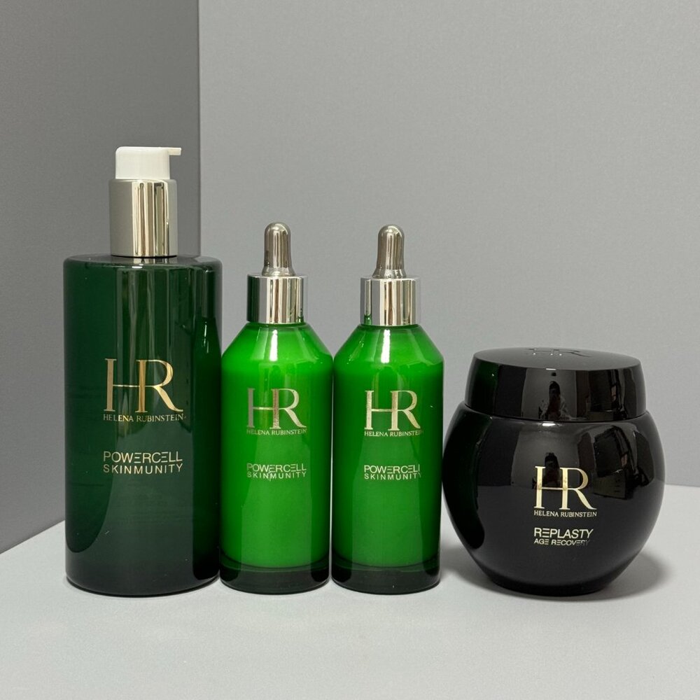 Helena Rubinstein Skin Care Four-Piece Suitcase Packaging